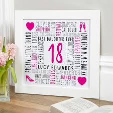 18th birthday personalised gifts for