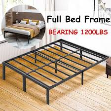 Metal Platform Bed Frame With Storage