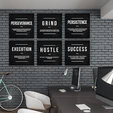 Art Office Decor Motivational Wall Art