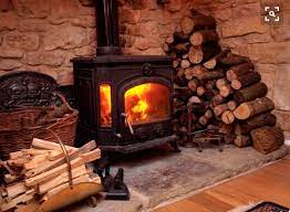 wood burner inglenook fireplace cosy