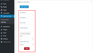 How To Create Company Chart Organization In Wordpress