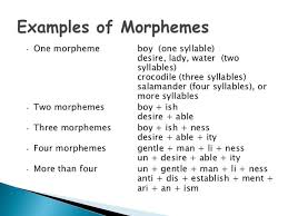 Lexical morphemes are like boy, write, paper and pen. Why Does The Word Uncharacterisitically Have 6 Morphemes And Not 4 Quora