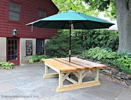 Diy Outdoor Trestle Dining Table