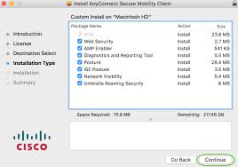 Jul 14, 2021 · make sure the anyconnect installation directory (c:\program files (x86)\cisco for windows or /opt/cisco for macos) is trusted and/or in the allowed/exclusion/trusted lists for endpoint antivirus, antimalware, antispyware, data loss prevention, privilege manager, or group policy objects. Installation Des Cisco Anyconnect Secure Mobility Client Auf Einem Mac Computer Cisco
