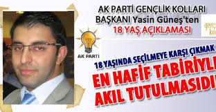 Ak Parti Nevşehir Gençlik Kolları Başkanı Yasin Güneş FİB Haber Merkezine 18 Yaş Değerlendirmesinde bulunarak AK ... - ak_parti_nevsehir_genclik_kollarindan_18_yas_degerlendirmesi_h1435
