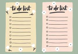 to do list template decorated by cute