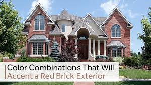 accent a red brick exterior