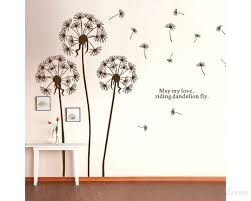 dandelion wall decal with quotes vinyl