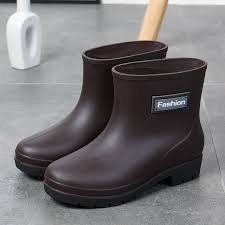 christmas women boots short rain boots