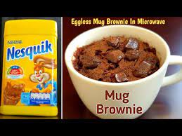 nesquik mug brownie in microwave