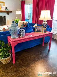 Ethan Allen Console Table Makeover I