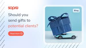 send gifts to potential clients