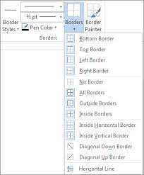 add a border to some text microsoft