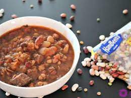 Slow Cooker 15 Bean And Beef Soup gambar png