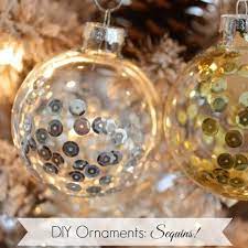 diy ornament craft sequins