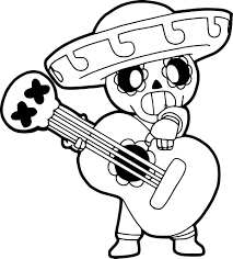 Poco is a rare brawler who attacks with waves of music notes, piercing enemies in its incredibly wide spread and range. Dessin Poco Brawl Stars Masque Brawl Stars Shelly Colt Poco Boutique Brawl Stars Mese Mes