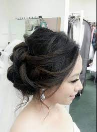 You can use a small to medium curling iron to transform waves after each curl, coil it up to your head and pin it in place. C416011db71f07fb0dcdfb5aa31659e0 Jpg 353 477 Pixels Asian Bridal Hair Asian Wedding Hair Asian Hair Updo