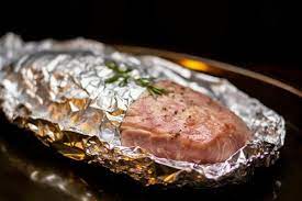 how to grill pork loin in foil