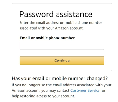 how to change or reset your amazon pword