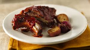one reason we love using the slow cooker for ribs is that there is no grilling or basting involved