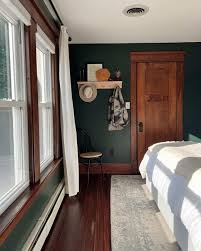 dark green and wood men s bedroom ideas