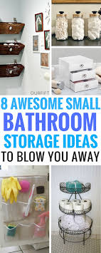 8 Best Diy Small Bathroom Storage Ideas