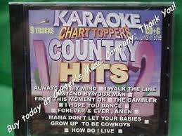 Details About Country Hits Karaoke Chart Toppers 09 Chart Toppers Karaoke Cd G New
