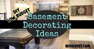 low budget basement decorating ideas