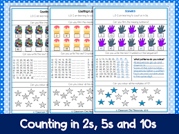 Year 2 Maths Counting In 2s 5s And 10s Worksheets