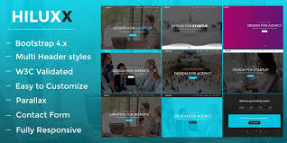 Hiluxx One Page Parallax Multipurpose Template