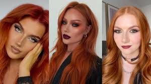 dark vy makeup looks for redheads