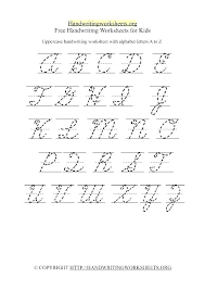 Free Tracing Cursive Handwriting Worksheets Letters Letter E