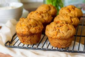 The cake contains more carrots than most carrot cakes, which provide natural sweetness and contribute more moisture. Gluten And Dairy Free Carrot Cake Muffins Recipe Bob S Red Mill