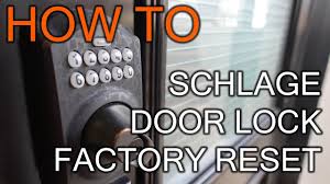 factory re schlage door lock