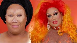 orange drag queen transformation