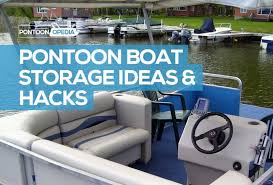 pontoon boat storage ideas