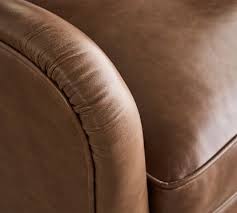 Clark Leather Armchair With Nailheads