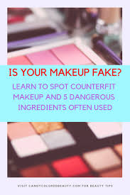 are fake eyeshadows made in china safe