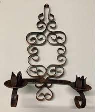 Wrought Iron Decorative Wall Candle