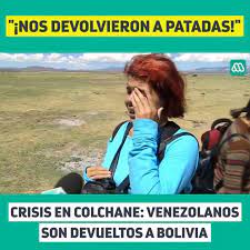 Meganoticias - Crisis en Colchane: Venezolanos son devueltos a Bolivia |  Facebook