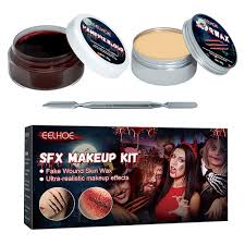 sfx makeup kit with fake blood gel