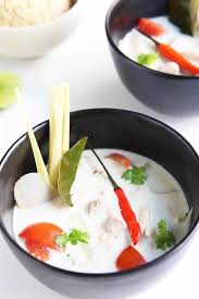 A bit creamier than tom yum soup, you will especially welcome this soup's frangrance and comforting warmth during the winter. Thai Chicken Coconut Soup Tom Kha Gai Leelalicious