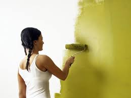 Paint the ceiling a shade lighter than the walls to make the room feel larger. Interior Painting Tips Diy