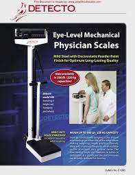 eye level mechanical physician scales