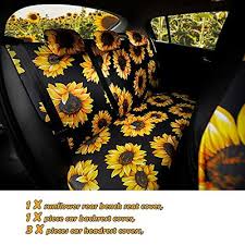 21pcs Sunflower Car Accessories Set