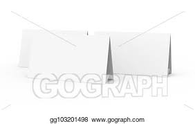 Stock Illustration Blank Paper Tent Template Clipart