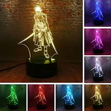 Check spelling or type a new query. 3d Anime One Piece Monkey D Luffy Night Light Led Room Art Decor Table Desk Lamp Night Lights Home Garden