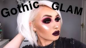 gothic grunge glam makeup tutorial