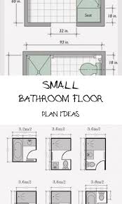 The rough brick wall and unfinished wood table of this space contrast with the smooth, geometrical look of the washbasin and mirror. 20 Small Bathroom Floor Plan Ideas Www Femexesgrima Net Www Femexesgrima Net Small Bathroom Layout Small Bathroom Floor Plan Bathroom Floor Plan