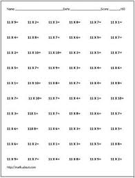 free times tables worksheets